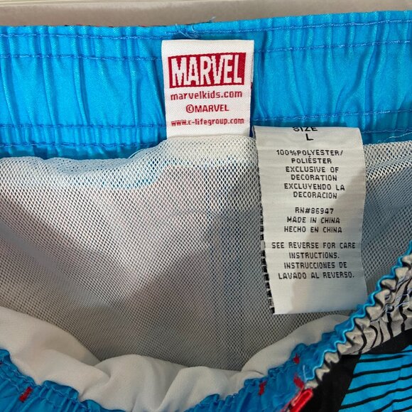 Marvel Spiderman Boy's Swim Trunks Size L 26 in. Waist New w/o Tags - Picture 5 of 5